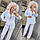Яскравий молодіжний літній прогулянковий жіночий костюм, ліловий, фото 4