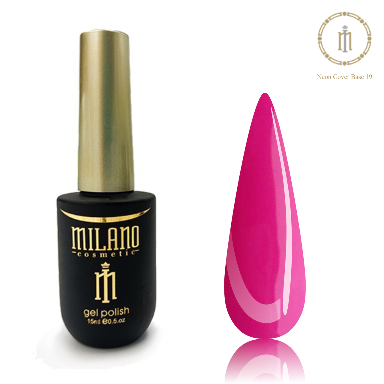 Камуфлююча неонова база №19 Milano Cosmetic, 8 мл