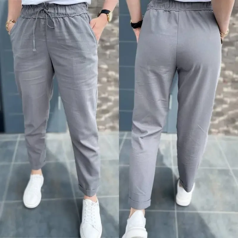 Літні жіночі штани внизу звужені, фото 1