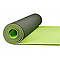Коврик (мат) для йоги та фітнесу 4FIZJO TPE 6 мм 4FJ0032 Black/Green, фото 2