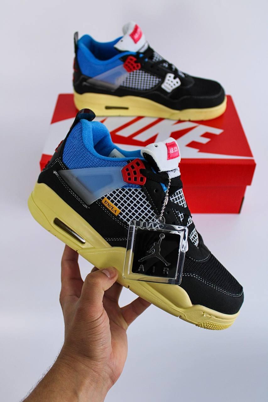 Чоловічі кросівки Nike Air Jordan 4 Retro Off Noir Найк Джордан Ретро Молодіжні, фото 1