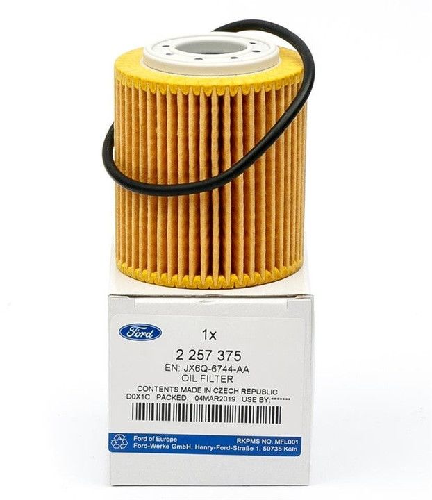 Фільтр масляний Ford:  Ecosport, 2257375, фото 1