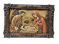 Икона Святая Семья, икона из дерева 47х31см