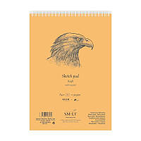 Альбом для ескізів А4 Authentic Smiltainis крафт папір 60 аркушів 90 гм2, 587439