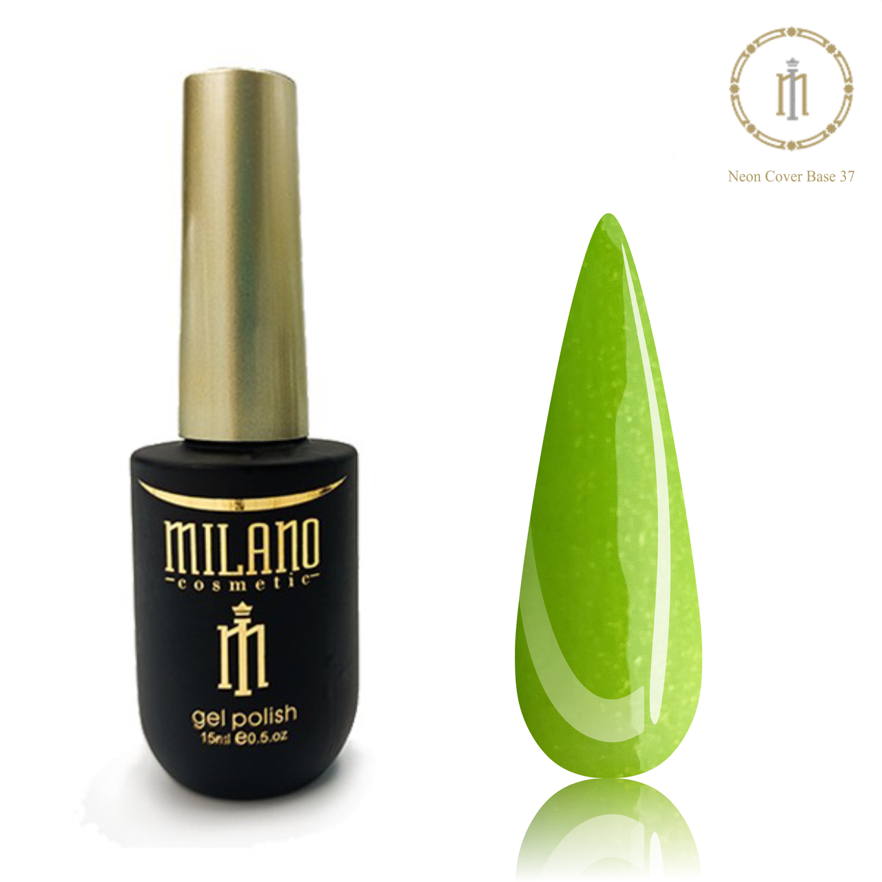 Камуфлююча неонова база №37 Milano Cosmetic, 8 мл