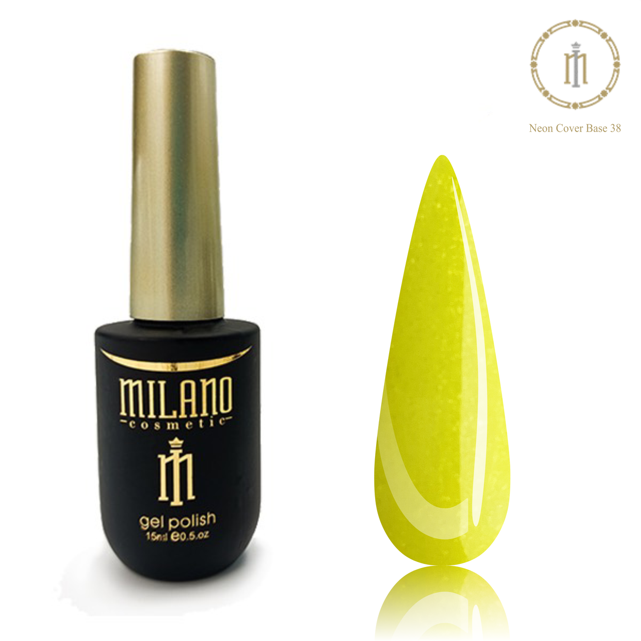 Камуфлююча неонова база №38 Milano Cosmetic, 8 мл