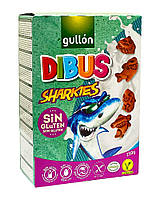 Печенье без глютена Акулы GULLON DIBUS Sharkies Sin Gluten, 250 г (8410376044959)