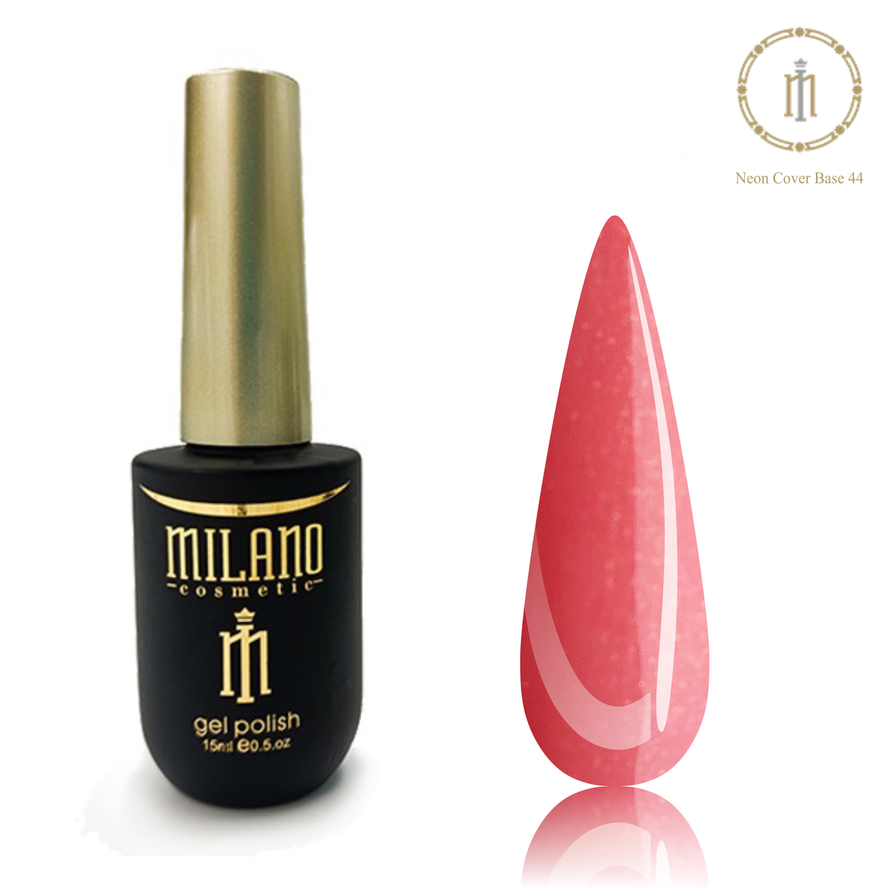 Камуфлююча неонова база №44 Milano Cosmetic,15 мл