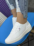 Кросівки жіночі білі літні (121426), фото 4