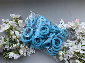 Гумка Калуш 4 см, 50 шт/уп яскраво-блакитного кольору