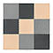 Мат-пазл (ласточкин хвіст) 4FIZJO Mat Puzzle EVA 180 x 180 x 1 cм 4FJ0158 Black/Grey/Biege, фото 2