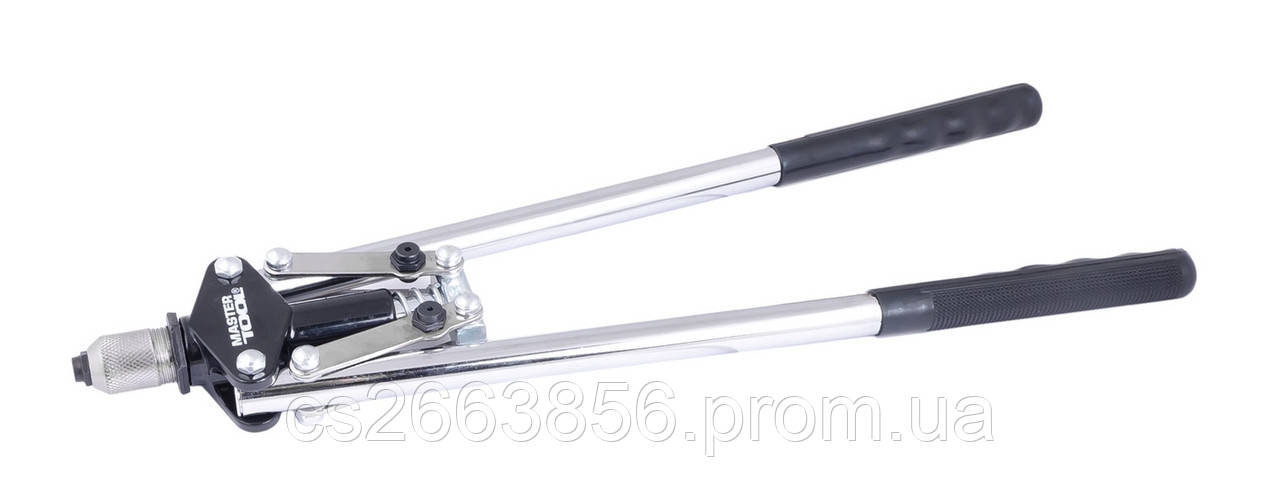 Пістолет для заклепок MASTERTOOL ПРОФІ дворучний 420 мм Ø 3.2/4.0/4.8 мм 21-0780