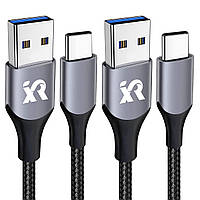 Кабель USB C [Упаковка из 2] USB Type C Зарядный кабель для быстрой зарядки