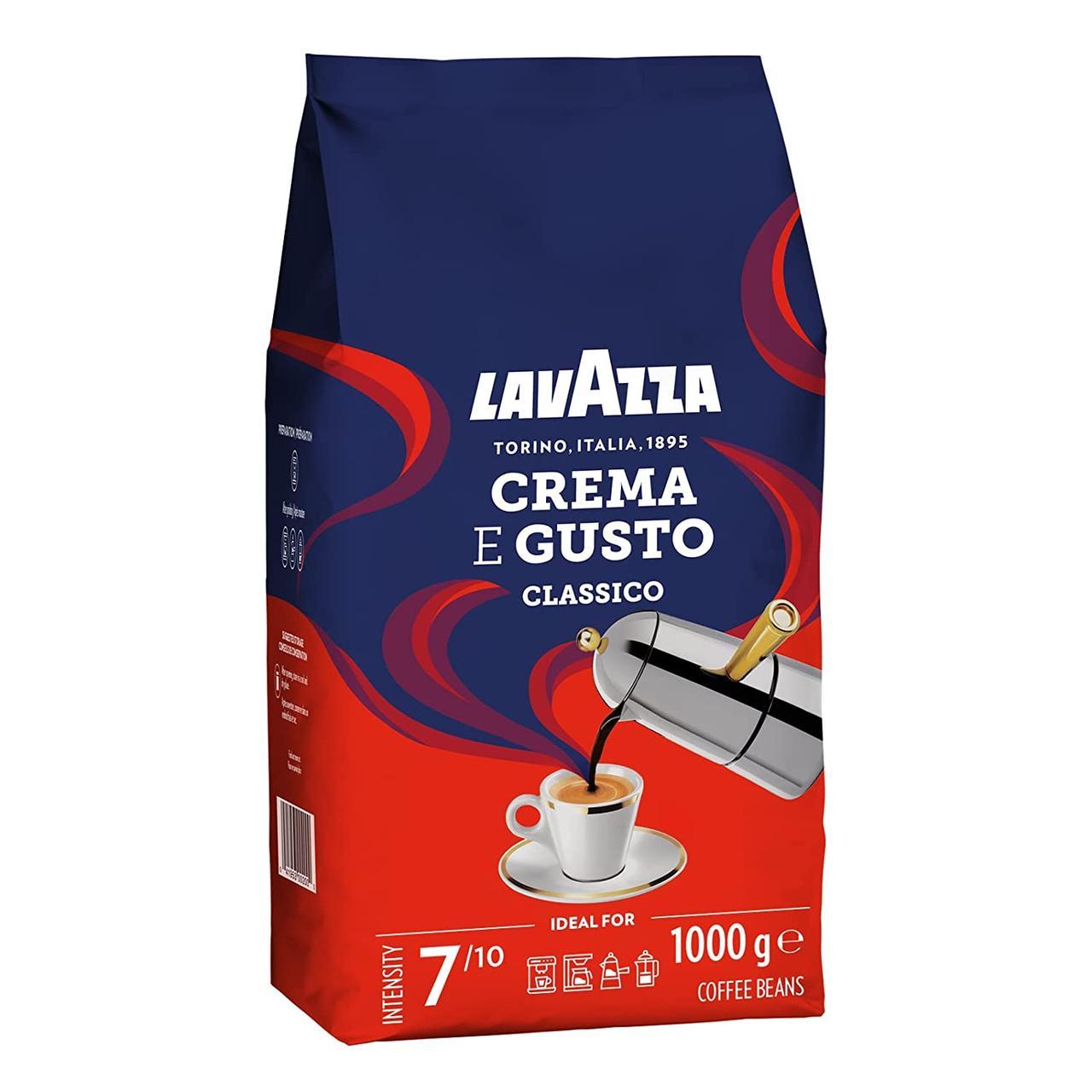 Кава в зернах Lavazza Crema e Gusto Classico 1кг Оригінал!