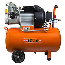 Компресор V 2.5 кВт 435л/хв 8бар 50 л (2 крани) GRAD (7043945)