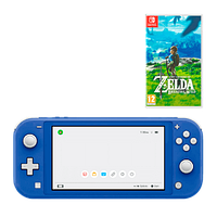 Консоль Nintendo Switch Lite 32GB Blue + Игра The Legend of Zelda Breath of The Wild Русская Озвучка