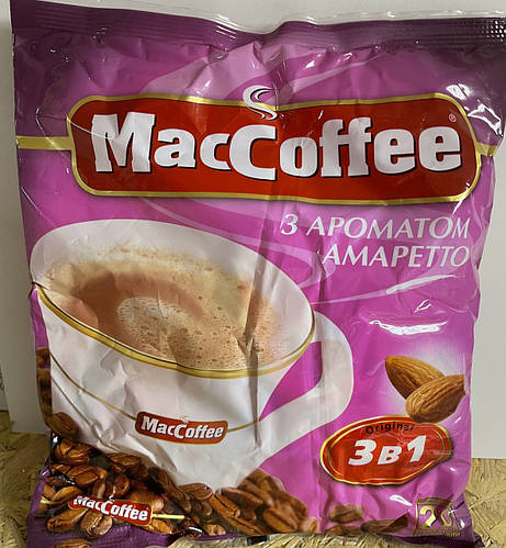 Купить Кофе 3 в 1 Мaccoffee (Маккофе) с ароматом Амаретто, цена 105 ...