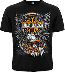 Футболка Harley-Davidson (eagle and logo HD), Розмір S