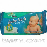 Серветки Pampers Baby Fresh змінний блок 64 шт.