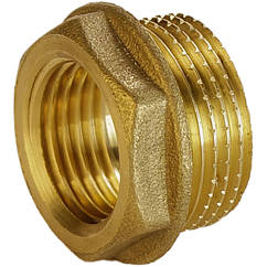 Футорка латунна 1″ЗР х 1/2″ВР штампована А0704-1А VA (000010539)