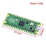 Плата розробника Raspberry Pi Pico MicroPython RP2040, фото 3