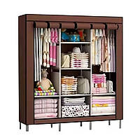 Тканинна складана шафа на 3 секції STORAGE WARDROBE 88130 красиві текстильні меблі для кімнати, фото 10