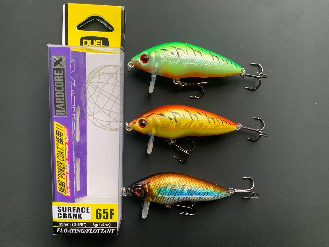 Набір Воблер Fishing Hardcore Surface Crank 65F (3шт)
