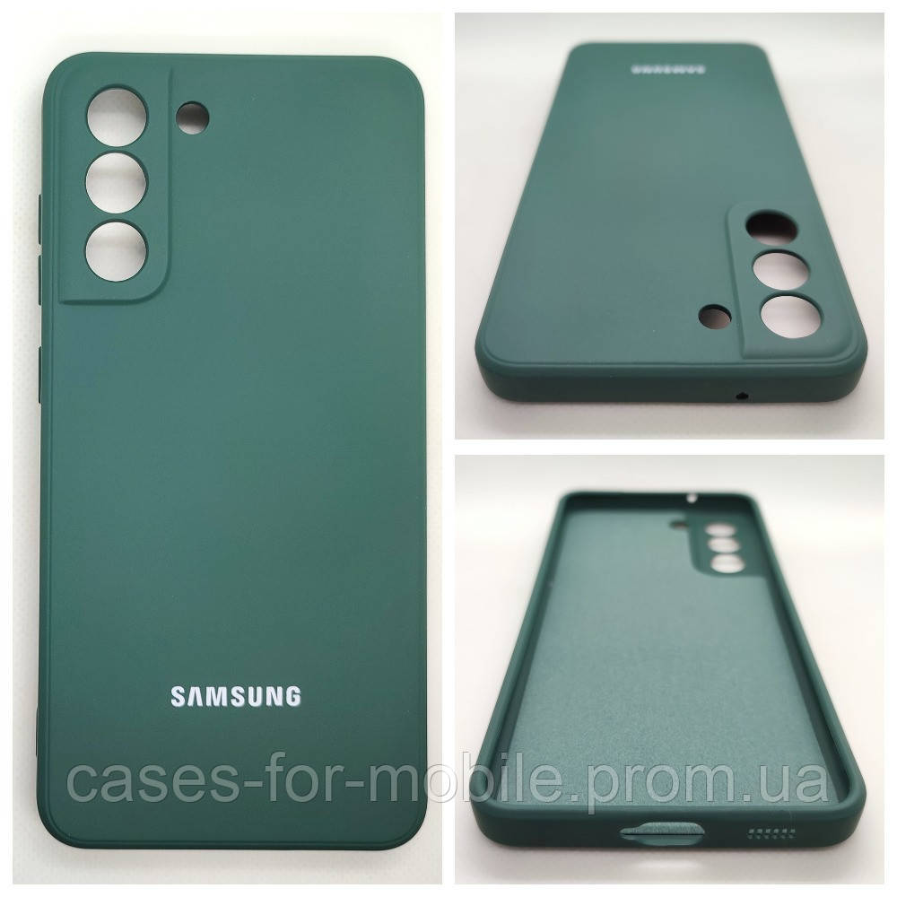 Silicone Case оригинальный силиконовый чехол, бампер для Samsung Galaxy S21 FE - фото 1 - id-p1839389438