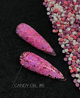 Гель для дизайна ногтей Candy Crooz №6 5мл