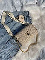 Сумка женская LV Луи Витон через плече, клатч Louis Vuitton Беж ЛВ - ЗЛ - 2