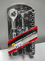 Тріскачки, воротки, головки Б/У Ratchet and socket set hardware 870124 20 предметів