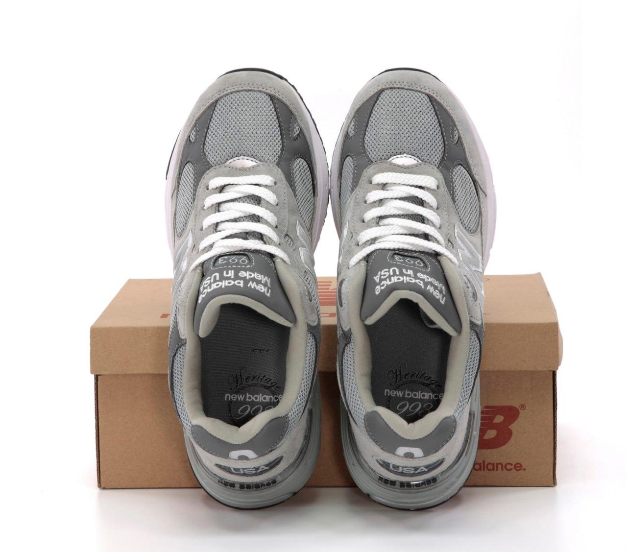 Мужские кроссовки New Balance 993 USA Grey WR993GL - фото 8 - id-p559164399