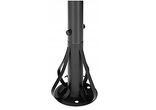 Садовий павільйон круглий Uniprodo 6 стін 3.8 х 3.8 х 2.8м бежевий/кремовий, фото 5