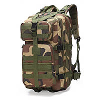 Прочный тактический штурмовой военный рюкзак 36л.45*30*25 см с MOLLE Камуфляж