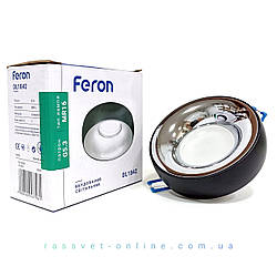 Вбудований світильник Feron DL1842 BK-CHR MR16 GU5.3 (врізний точковий) чорний хром