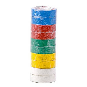 Стрічка ізоляційна 10 м кольорова INTERTOOL IT-00141