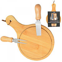 Набор для нарезки сыра Stenson TL-00151 3 предмета набор ножи для кухни кухонные