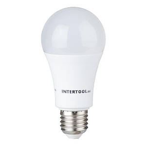 Світлодіодна лампа LED 15 Вт, E27, 220 В, INTERTOOL LL-00171