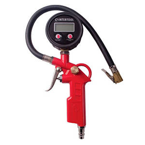 Пістолет для накачування шин + цифровий манометр INTERTOOL PT-05081