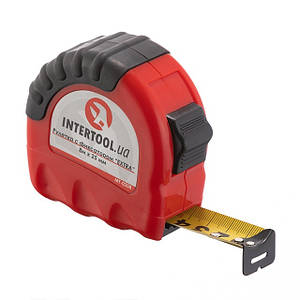Рулетка з фіксатором 8 м "EXTRA" INTERTOOL MT-02081