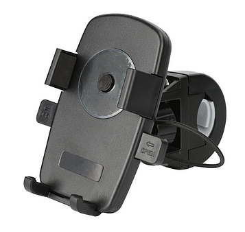 Велосипедний тримач / Утримувач телефону на кермо велосипеда , мопеда / Тримач для велосипеда