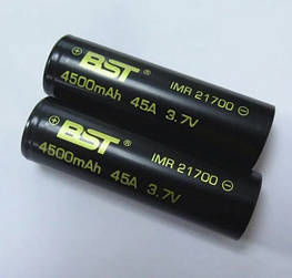 Акумулятор BST 21700 3.7V 4500mah 45A