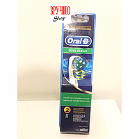 Насадки для зубной щетки Braun Oral-B EB417 Dual Clean - 2 шт.