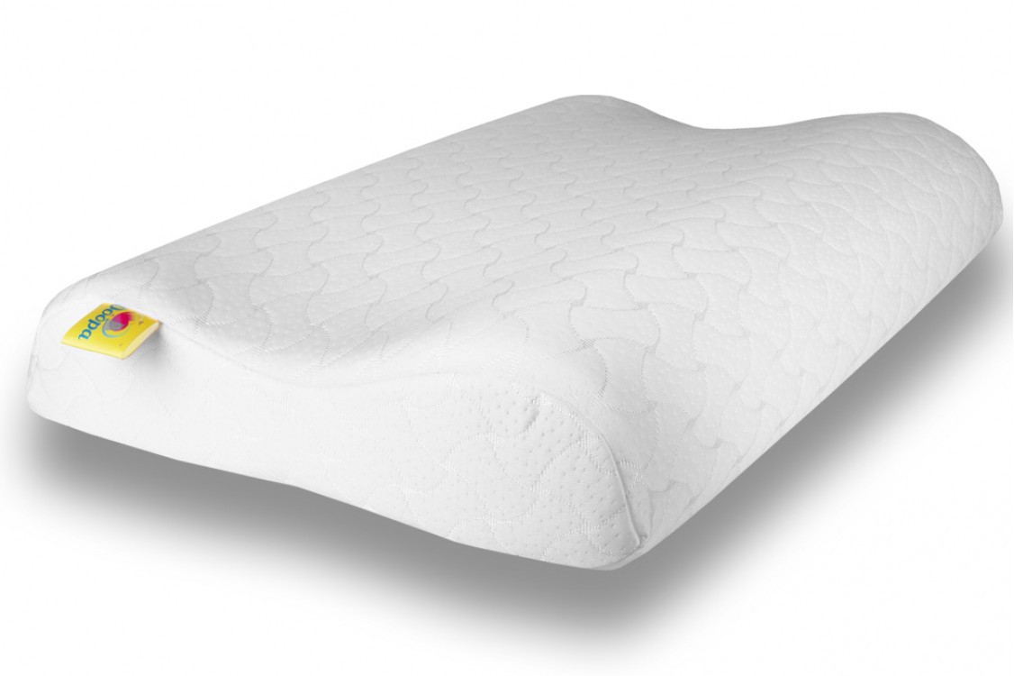 Ергономічна хвиляста прямокутна подушка з ППУ HighFoam Dobra Ecosoft