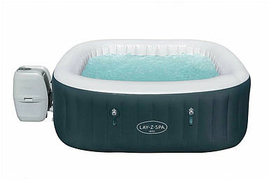 Надувної джакузі Bestway 60015 Lay-Z-Spa 180х180х66 см аеромасажний басейн СПА для дому 6 місний