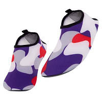 Взуття Skin Shoes для спорту та йоги SP-Sport Камуфляж PL-0418-BKR розмір 34-45 червоний-синій-білий Код
