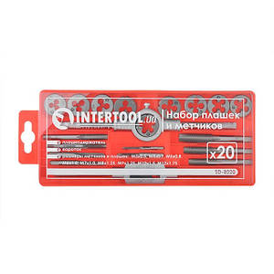 Набір плашок M6-M12 і позначників M3-M12 INTERTOOL SD-80201