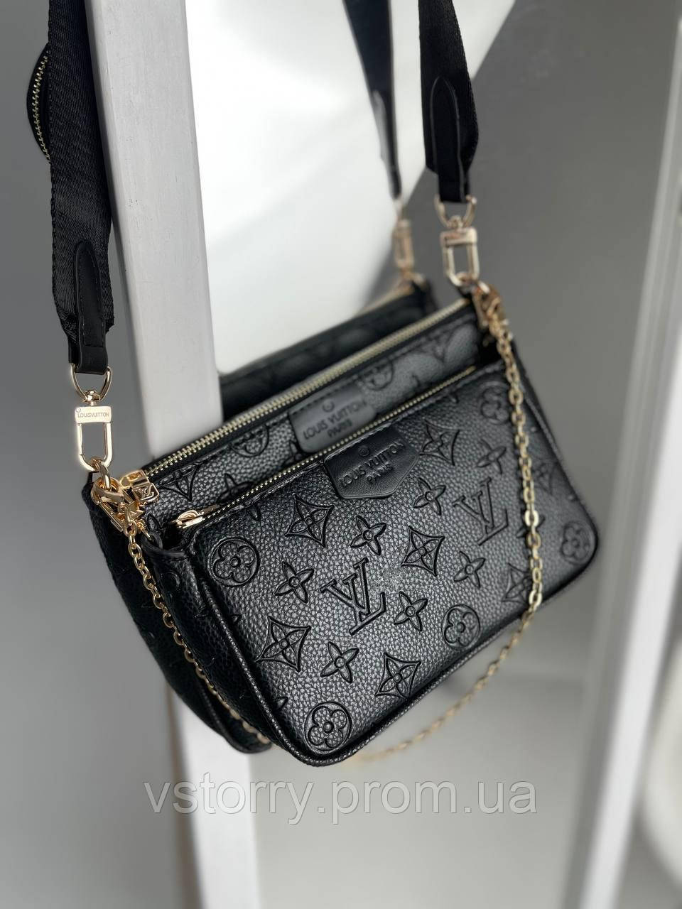Louis vuitton cross body black sale