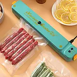 Вакуумний пакувальник для їжі Vacuum Sealer MA-28 Зелений, фото 8