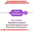 Сухий корм Royal Canin Sterilised для дорослих стерилізованих кішок від 12 місяців до 7 років, 400г, фото 6